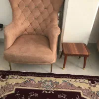 مبل راحتی پایه فلزی طلایی|مبلمان خانگی و میز عسلی|فردیس, شهرک ناز|دیوار