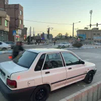 پراید سفید دوگانه