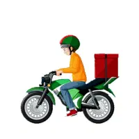 استخدام پیک موتوری