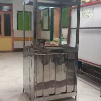 سرخ کن فلافل و دستگاه ذرت مکزیکی و استند