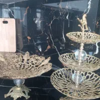 میوه خوری شیرینی خوری قندان برنز