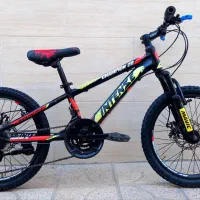 دوچرخه 20 آلومینیوم دنده کلاجی ترمز دیسکی درحد نو