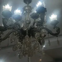 لوستر برنز ۶ شاخه دوبل به همراه دیوارکوبش