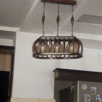 لوستر جنس چوب آشپزخونه