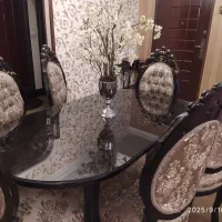 سرویس کامل مبل ۹ نفره همراه میز ناهارخوری|مبلمان خانگی و میز عسلی|سمنان, |دیوار