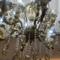 لوستر برنز ۶ شاخه|لوستر و چراغ آویز|اردبیل, |دیوار