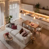 فردوس شرق ۱۲۰ م نوساز ۲ خواب سالن پرده خور