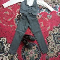 جلیقه شوار بلوز کفش یکبار پوشیده شده