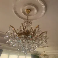 لوستر  کریستال چک