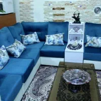مبل ال پازلی مینیمال و میز ناهارخوری ۶نفره