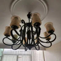 لوستر ۸ و ۵ شعله ست|لوستر و چراغ آویز|تنکابن, |دیوار