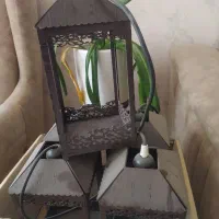 فانوس چوبی آویز