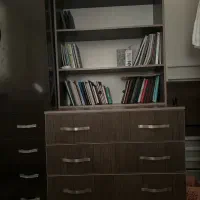 کتابخانه و کمد لباس|کتابخانه، شلف، قفسههای دیواری|قم, بنیاد|دیوار