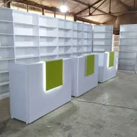 دکور داروخانه ویترین قفسه پیشخوان کانتر ۲۹