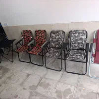 صندلی تاشوچریکی پارچه نانوصندلی و میز افرودی تولید