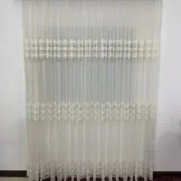 پرده توری با استری و کتیبه