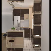 کابینت آشپزخانه اینه ای هایگلاس|مصالح و تجهیزات ساختمان|لاهیجان, شیخ زاهد|دیوار