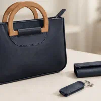 کیف چرم طبیعی دست دوز