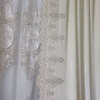 پرده تزئینی پذیرایی سالم وبدون عیب وایراد|پرده، رانر، رومیزی|تهران, جوادیه|دیوار
