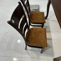 میز شش نفره نهارخوری غذاخوری با چهارتا صندلی|میز و صندلی غذاخوری|کرمان, |دیوار