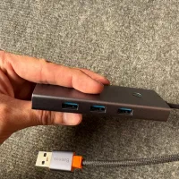هاب ۴ پورت Baseus 4-Port USB 3.0 Hub