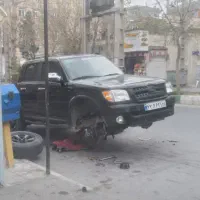 جلوبندی تعمیر اکسل و کمک فنر و سیستم ترمز