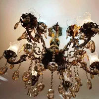 لوستر برنجی|لوستر و چراغ آویز|تبریز, |دیوار