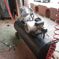 پمپ کمپرسور هوا دو خرجین اصل ژاپن|ابزارآلات|مشگین شهر, |دیوار