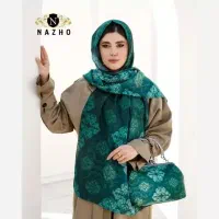 ست کیف وشال سبز