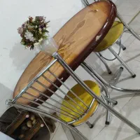 میز غذا خوری فلزی9ملیون