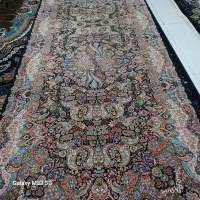 کناره آبی باقالیچه گرد وکناره طرح سیمرغ