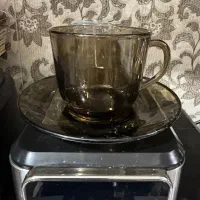 فنجان نلبکی و نیم لیوان دورالکس فرانسه