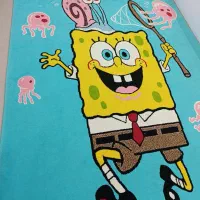 گلیم فرش6متری باب اسفنجی اتاق کودک