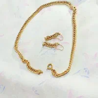 گردنی کارتیر با گوشوار و انگشتر