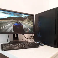 کامپیوتر 5 هسته ای و مانیتور کامل و تمیز