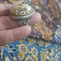 سنگ داوودی کهنه نقره خالص