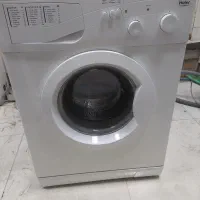 لباسشویی اتوماتیک حایر ۵ کیلویی سفید|ماشین لباسشویی و خشک‌کن لباس|فولادشهر, B4|دیوار