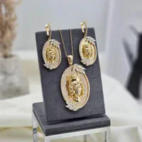نیم ست نقره ورساچ عیار۹۲۵کد04687نقره سازی رضازاده|بدلیجات|تبریز, |دیوار