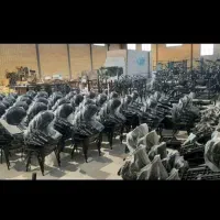 صندلی صدفی ساده چرمی جک دارمدلsd