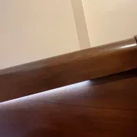 تخت دونفره تمام چوب برند آکاساAcasa با تشک خوشخواب