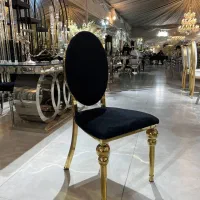 صندلی دورقوطی پایه توپی/تالار،هتل و رستوران