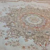 فرش ۱۲ متری کرم رنگ