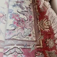 فرش دستباف ۶ متری گل ابریشم بدون زدگی