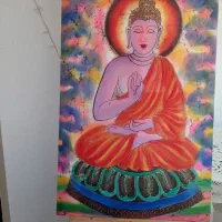 تابلو دکوراتیو خاص طرح بودا سایز بزرگ