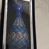 گلدان میناکاری تزیینی 20سانتی با جعبه مخمل|کلکسیون اشیاء عتیقه|تهران, اقدسیه|دیوار
