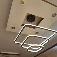 دو عدد لوستر مدرن