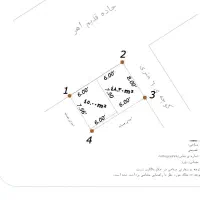 فروش زمین دو نبش خیابان اصلی
