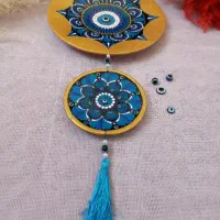 دیوار کوب سفالی|صنایع دستی و سایر لوازم تزئینی|فلاورجان, |دیوار