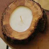 شمع با چوب گردو