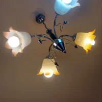 لوستر استیل  ۴ شاخه